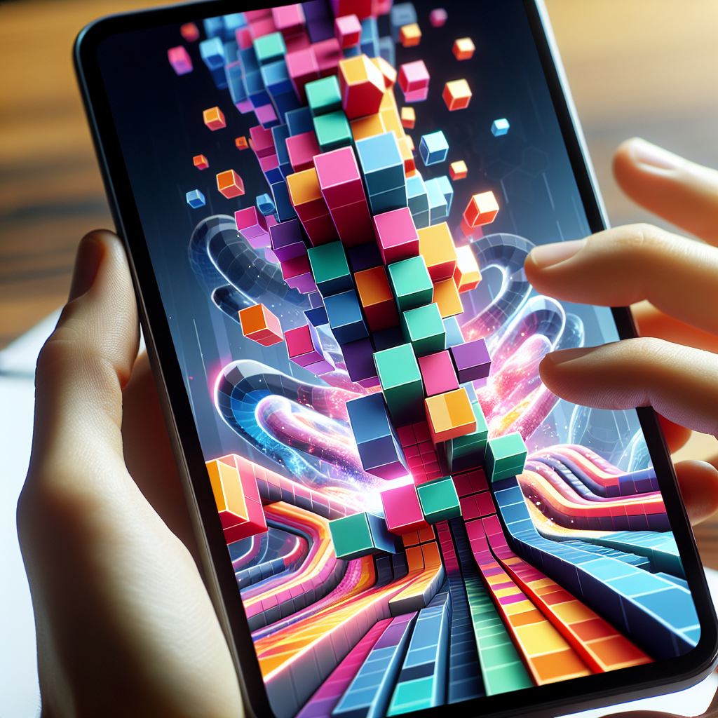 Modern Tetris gameplay